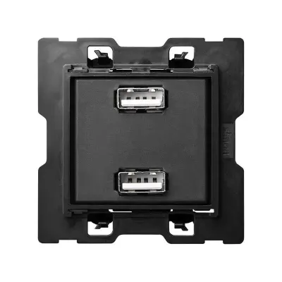 Зарядное устройство USB A+A 10W, 230В~, S100