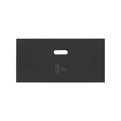 Накладка зарядного устройства USB C, черный матовый, S100