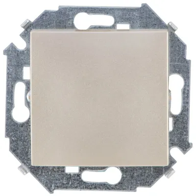 Переключатель (проходной), 16AX 250В~, шампань, S15