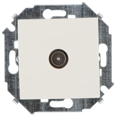 Розетка TV одиночная, сл.кость, S15