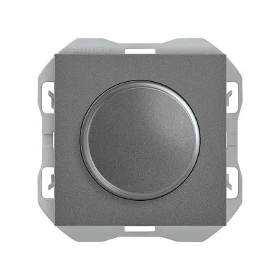 Механизм светорег-ра LED, пов.-нажим., 2М, 6-60 (6-120) Вт, S270, титан