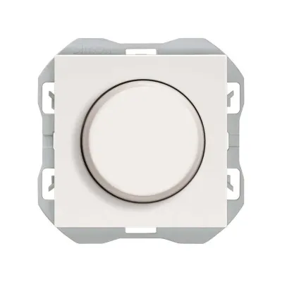 Механизм светорег-ра LED, пов.-нажим., 2М, 6-60 (6-120) Вт, S270, белый матовый