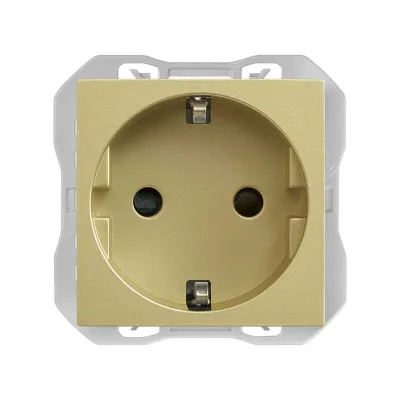 Механизм розетки SCHUKO, 2P+E, 16А/250В, винт.клеммы, S270, медь