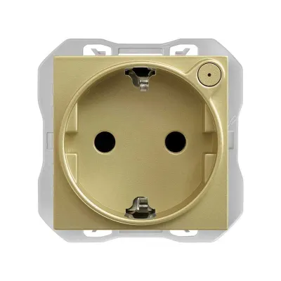 Механизм розетки TV-R/SAT, оконечная (тупиковая), 2М, S270, бронза