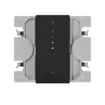 Механизм светорег-ра ШИМ для LED-лент, клавишный, Simon iO, 2М, с подсвет., S270, чёрный матовый