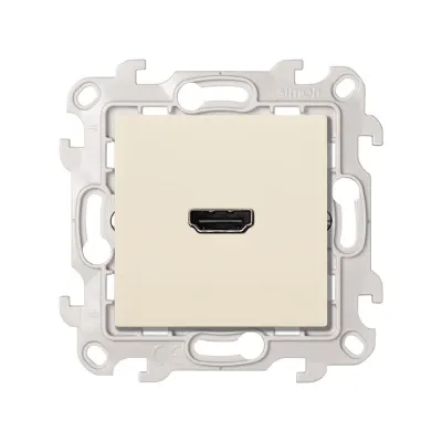 Розетка HDMI v1.4, сл.кость, S24