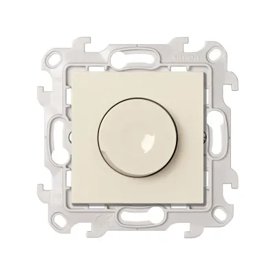 Светорегулятор LED повор-нажимной, проходной, 6-60Вт 230В~, сл.кость, S24