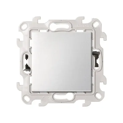 Переключатель (проходной), 10AX 250В~ P&Go, алюминий, S24
