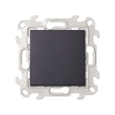 Переключатель (проходной), 10AX 250В~, графит, S24