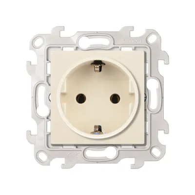 Розетка Schuko 2Р+Е, 16A 250В~, сл.кость, S24
