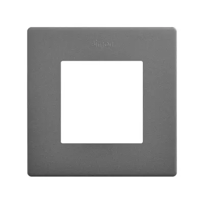 Рамка 1-постовая ICON (2М), S270, титан