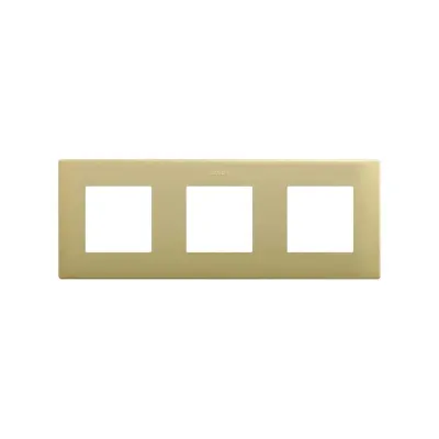Рамка 3-постовая ICON (2М+2М+2М), S270, бронза