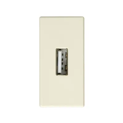 Розетка USB 2.0 (передача данных) узкая, сл.кость, S27