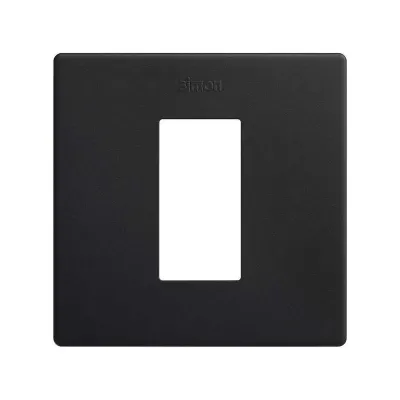 Рамка 1-постовая MĺNIMA (1М), S270, чёрный матовый