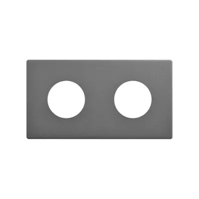 Рамка 2-постовая CLEAN (О+О), S270, титан