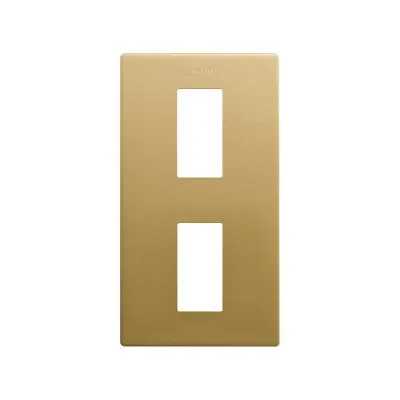 Рамка 2-постовая, вертикальная, MĺNIMA (1М+1М), S270, золото