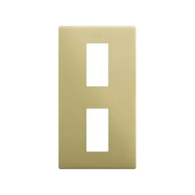 Рамка 2-постовая, вертикальная, MĺNIMA (1М+1М), S270, бронза