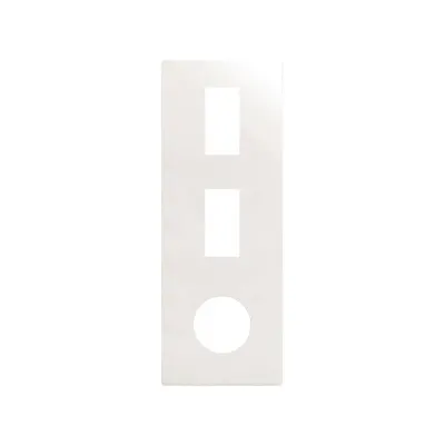 Рамка 3-постовая, комбинированная, вертикальная, MĺNIMA+CLEAN (1М+1М+O), S270, белый