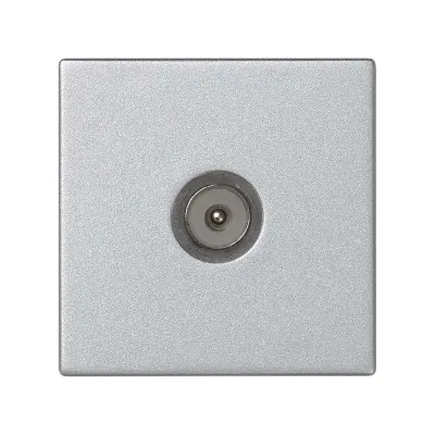 Розетка TV, алюминий, K45, Connect