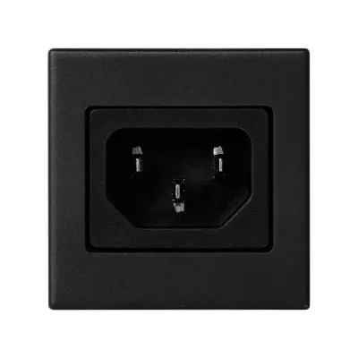 Розетка IEC320 "папа", графит, K45, Connect