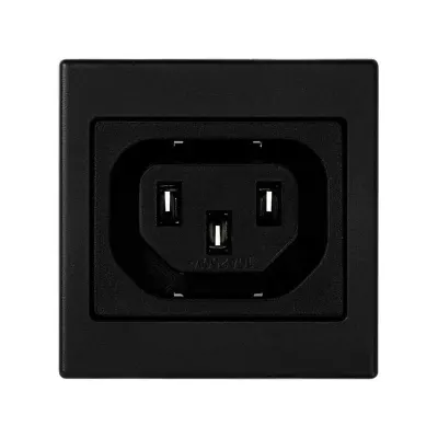 Розетка IEC320 "мама", графит, K45, Connect
