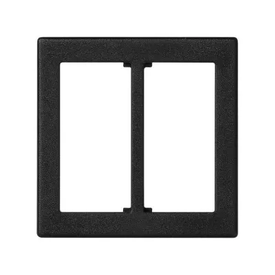 Вставка для установки двух 2P+E разъемов QC, графит, K45, Connect