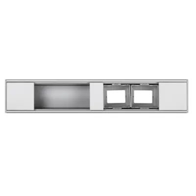 Офиблок Compact алюминиевый, 5+2 мех-ма проходной, белый, K45, Connect