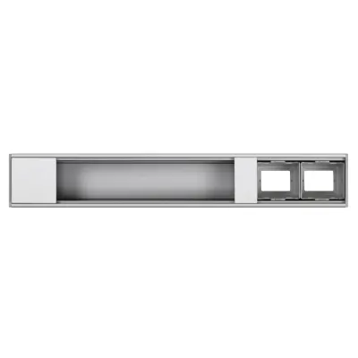 Офиблок Compact алюминиевый, 6+2 мех-ма, белый, K45, Connect