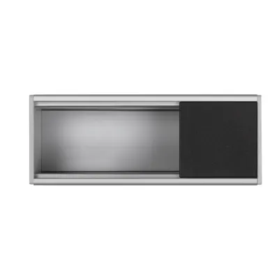 Офиблок Compact алюминиевый, 2 мех-ма, графит, K45, Connect