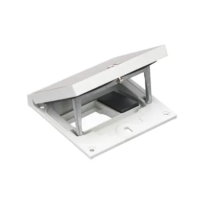 Рамка люка IP66 на 1 мех-м + заглушка 1/2, замок шлиц, нерж.сталь, K45, Connect