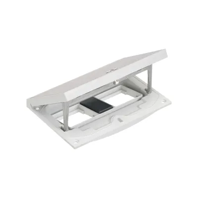 Рамка люка IP66 на 2 мех-ма + заглушка 1/2, замок шлиц, нерж.сталь, K45, Connect