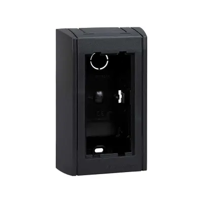 Настенный блок поверх/монтажа CIMA Pro, 1 двойной пост, графит, Connect