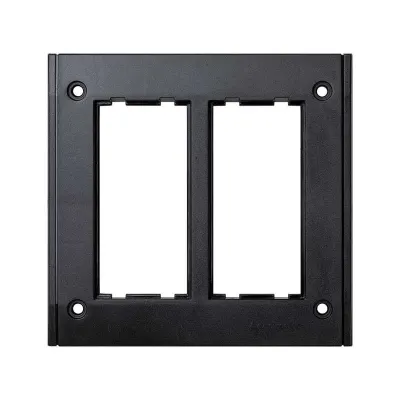 Рамка настенного блока встр/монтажа CIMA Pro, 2 двойных поста, графит, Connect