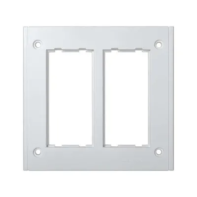 Рамка настенного блока встр/монтажа CIMA Pro, 2 двойных поста, белый, Connect